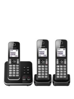 Panasonic Kx-Tgd323Eb Cordless Telephone - Trio